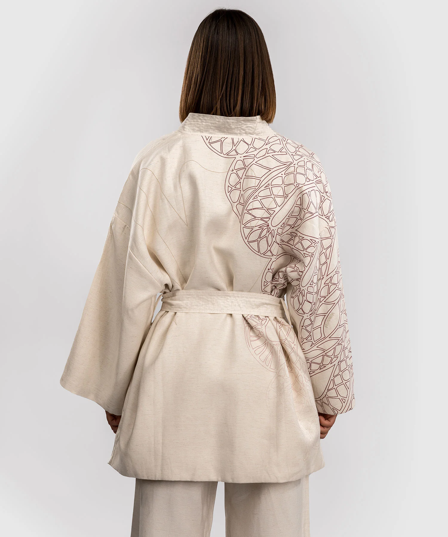Veste pour Femmes Venum Serpenti – Ivoire/Bordeaux - Image 3