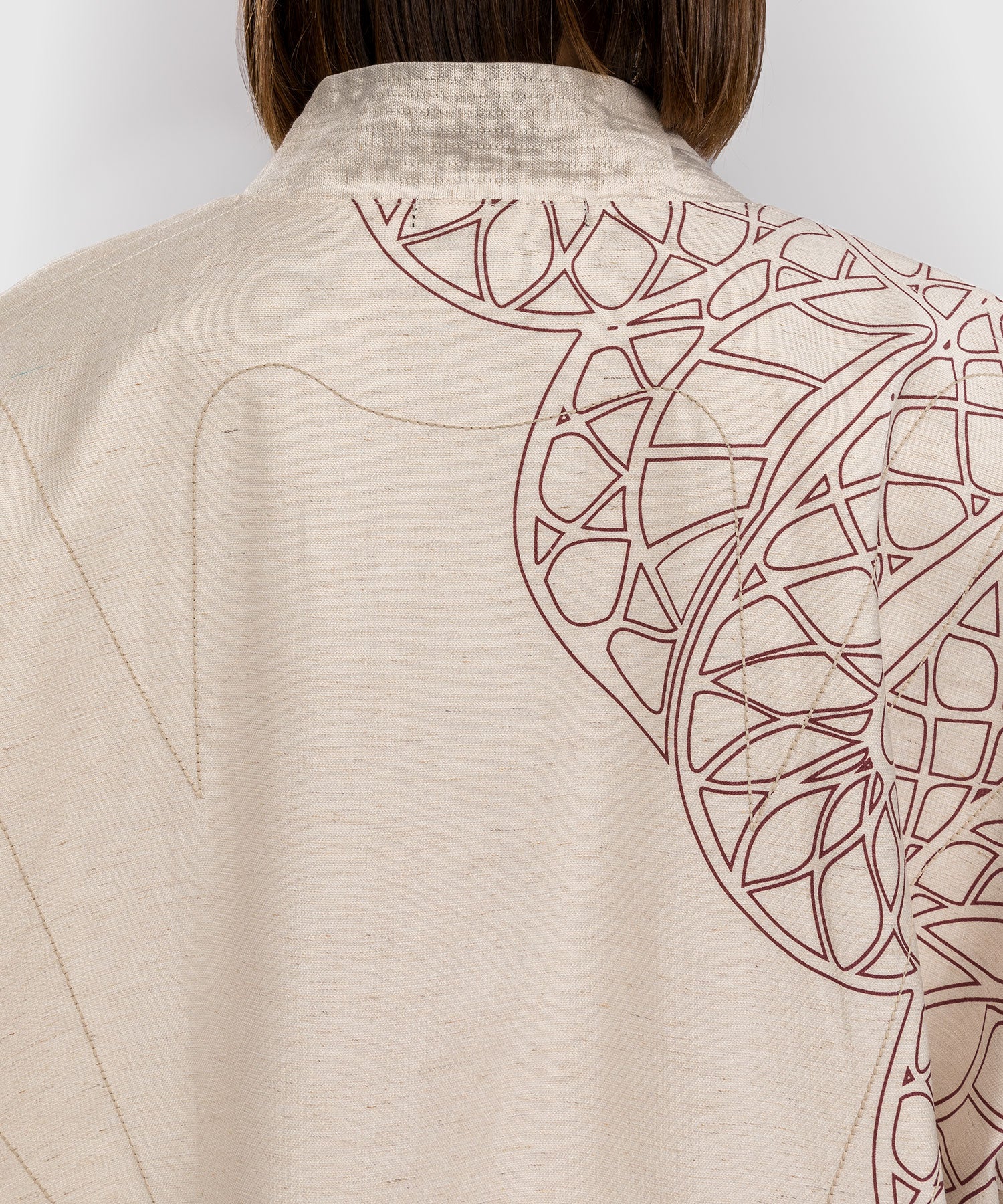Veste pour Femmes Venum Serpenti – Ivoire/Bordeaux - Image 9