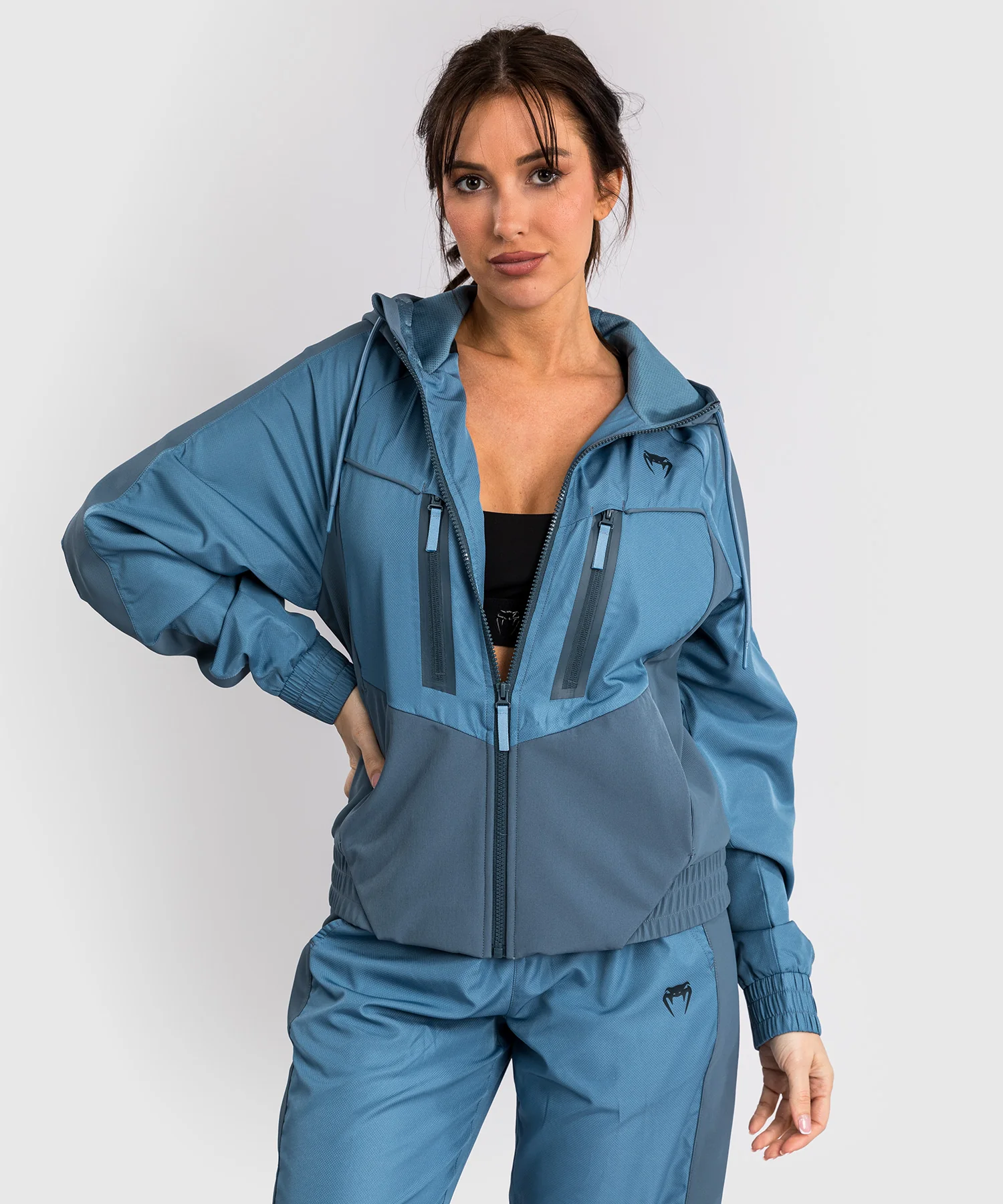 Vestes de survêtement Venum Femmes Laser 3.0 - Bleu - Image 6