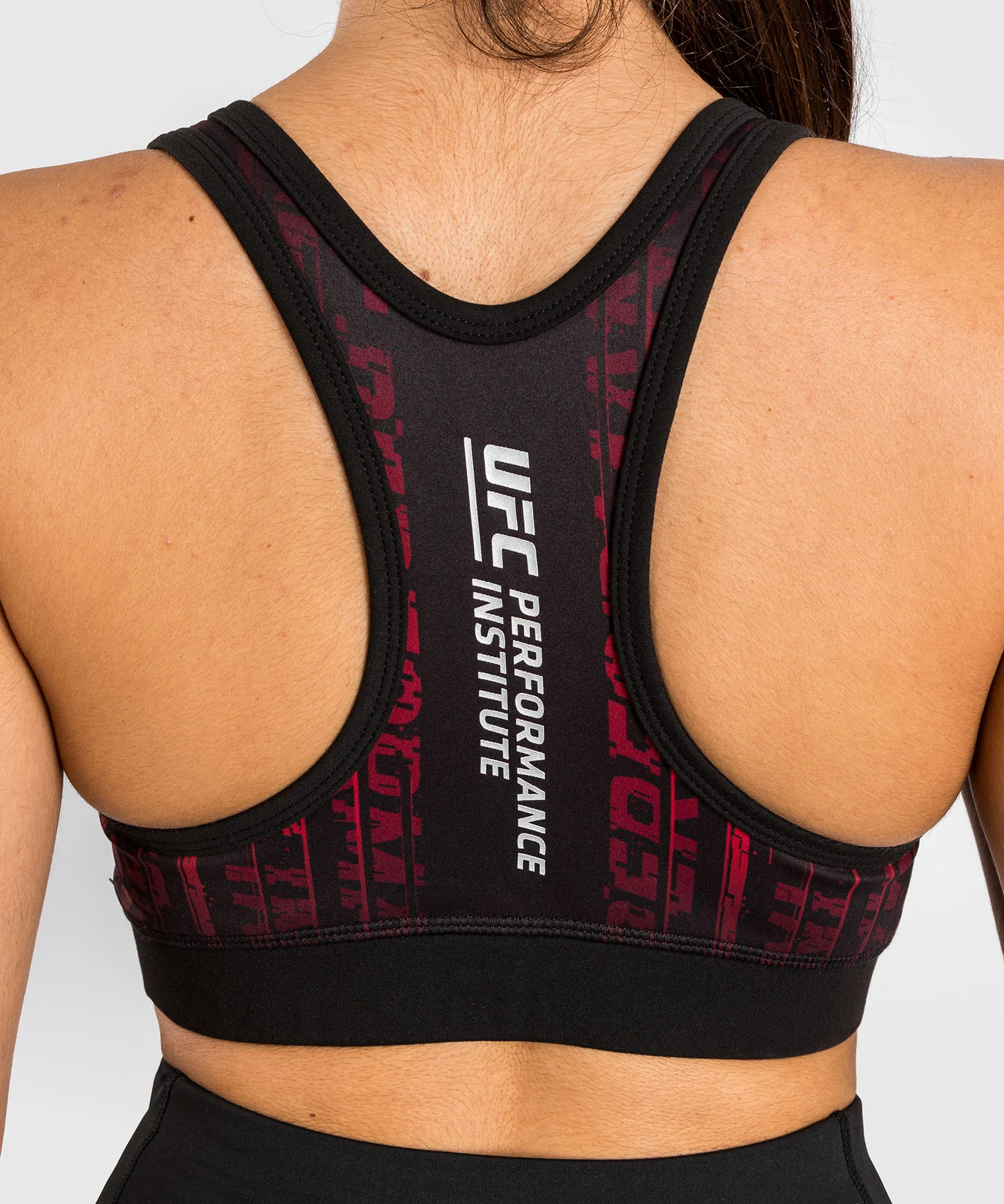 Brassière de sport pour femmes UFC Performance Institute 2.0 - Noir/Rouge - Image 7